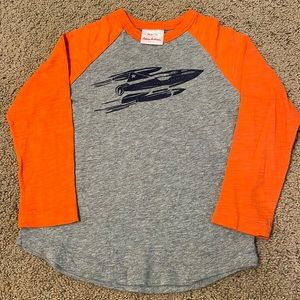 Hanna Andersson Boys long-sleeve tee shirt EUC size 100cm (size 4)